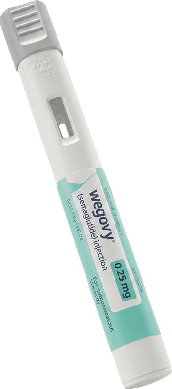 Wegovy injectie voor gewichtsverlies.