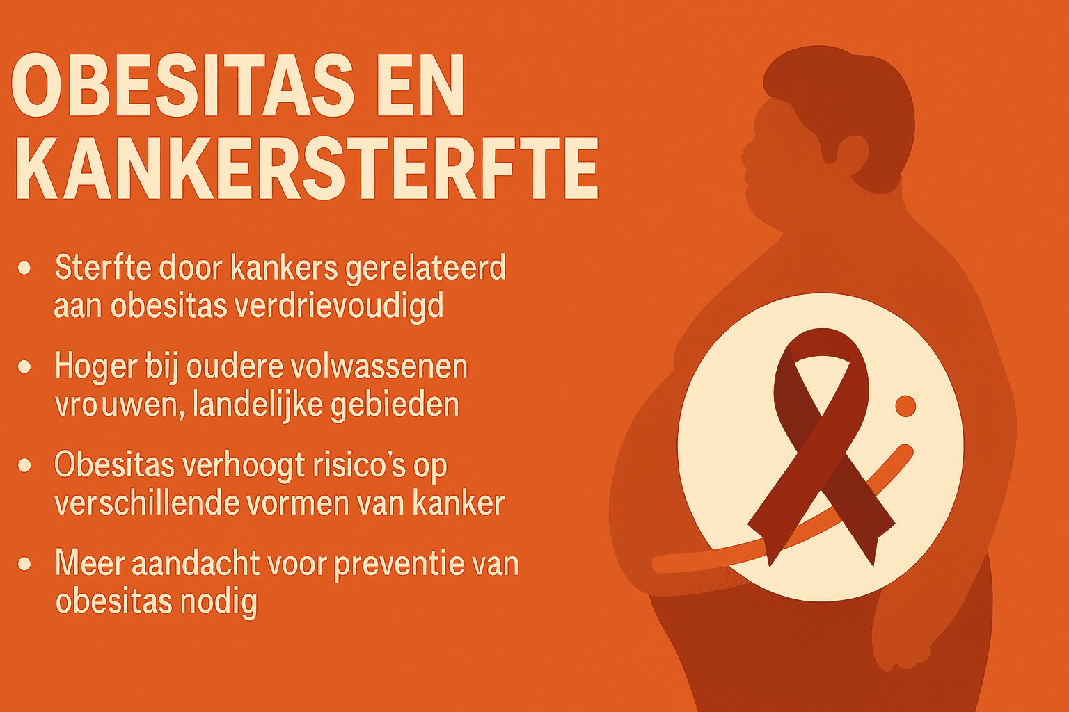 De verontrustende stijging van kankersterfte gerelateerd aan obesitas