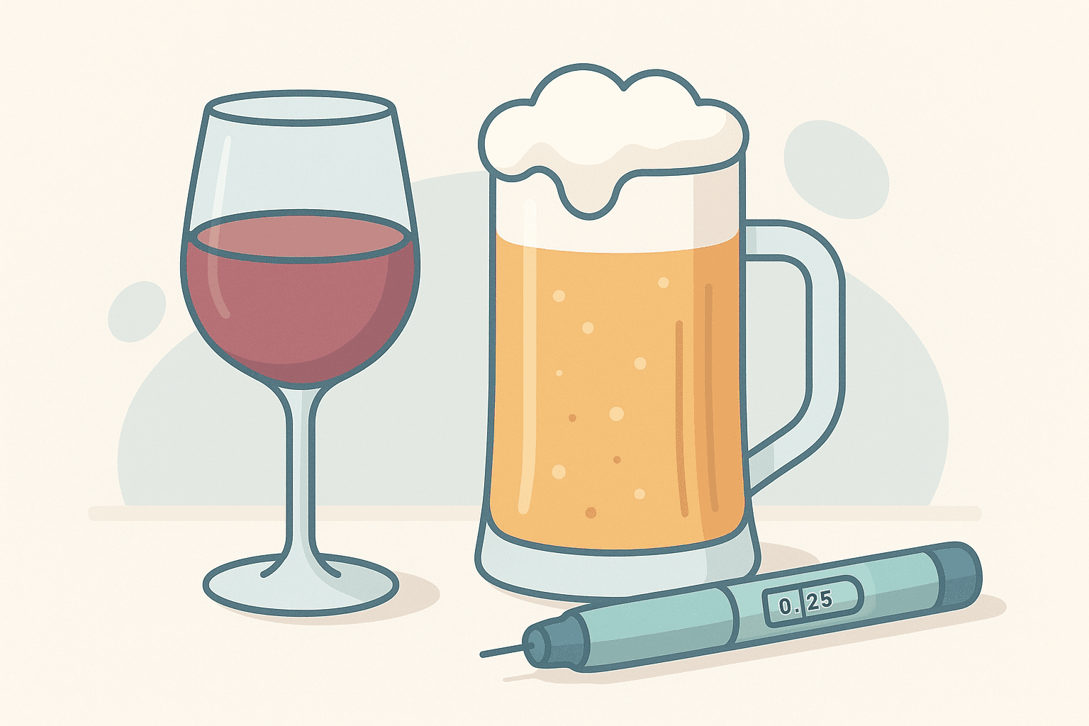 Alcohol en GLP-1: kan dat samen?