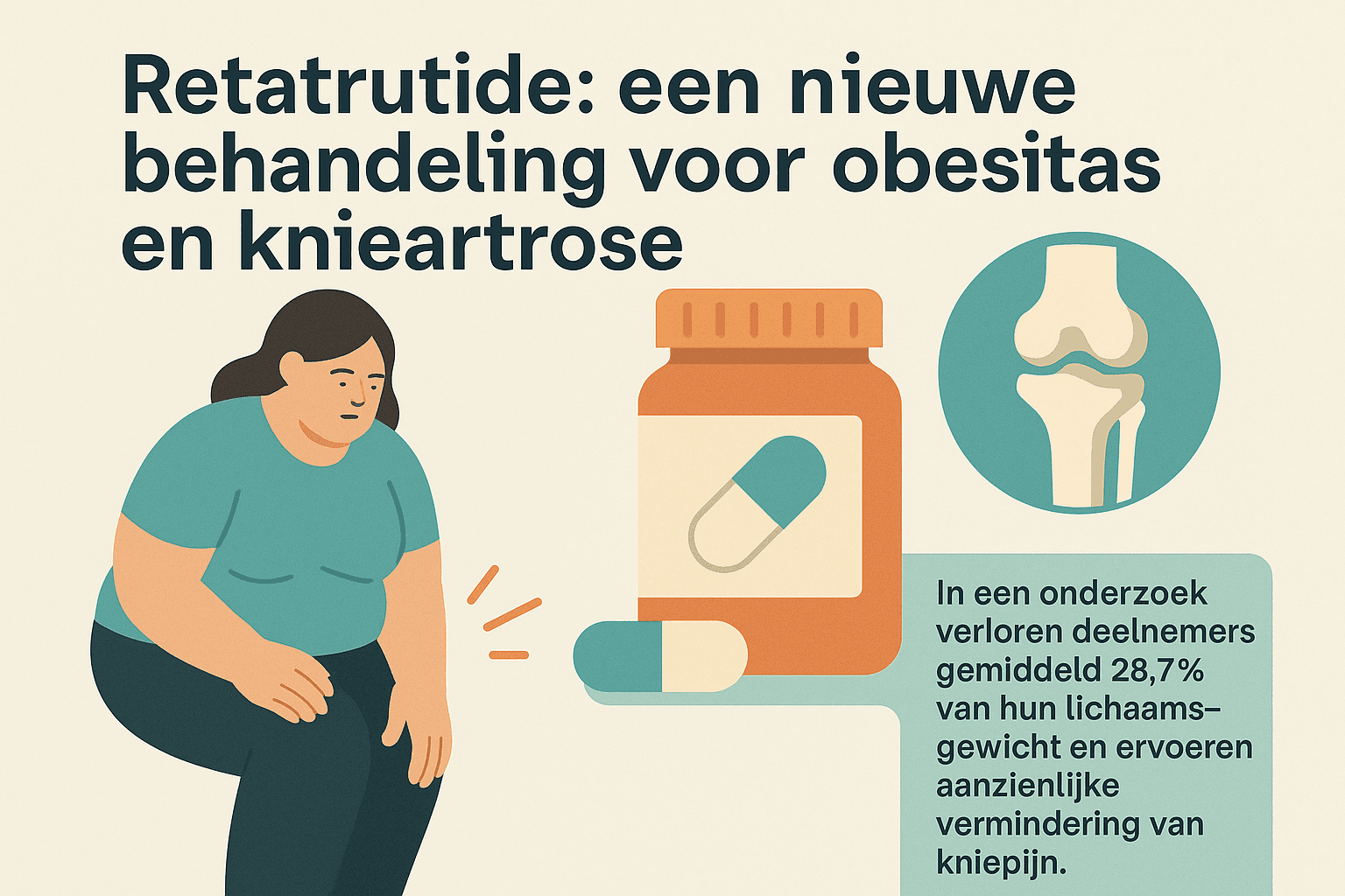 Retatrutide: een doorbraak in gewichtsverlies en pijnverlichting bij artrose
