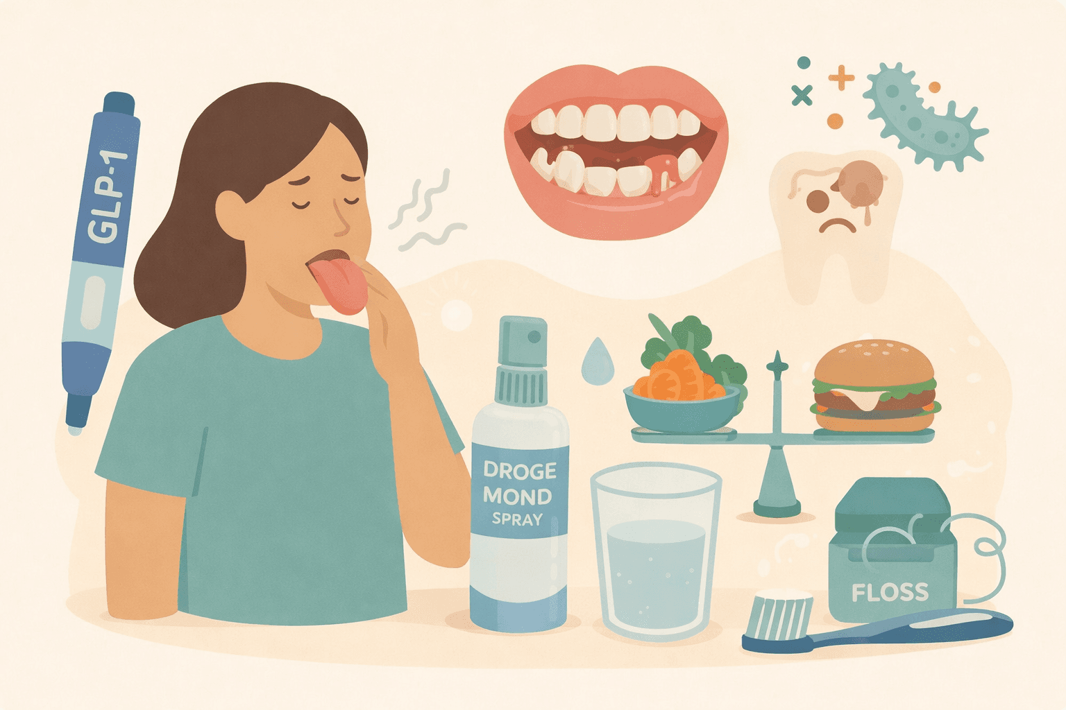 Richtlijnen voor mondgezondheid bij GLP-1 gebruik