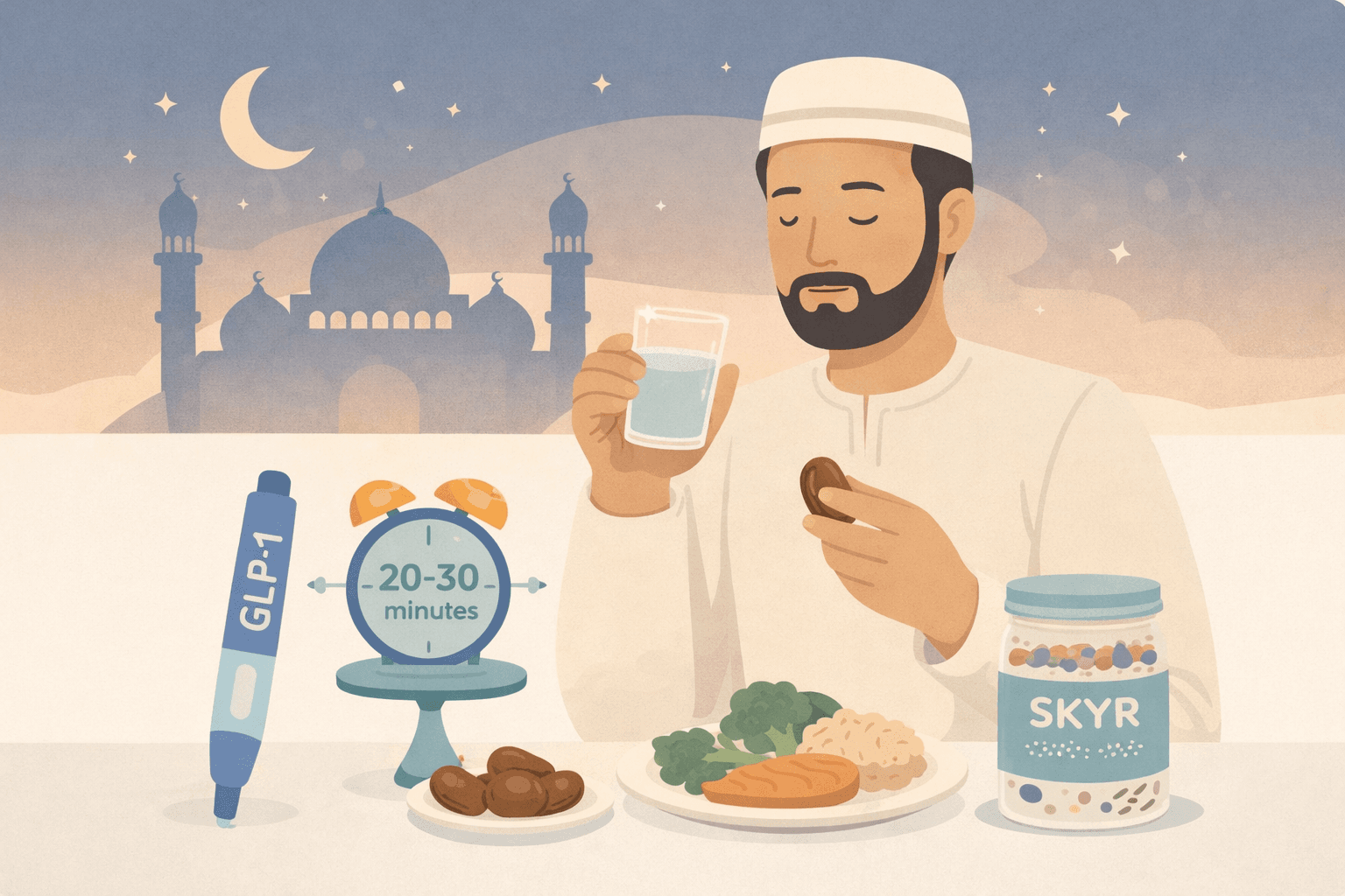 Ramadan: wat je moet weten over GLP-1 en vasten