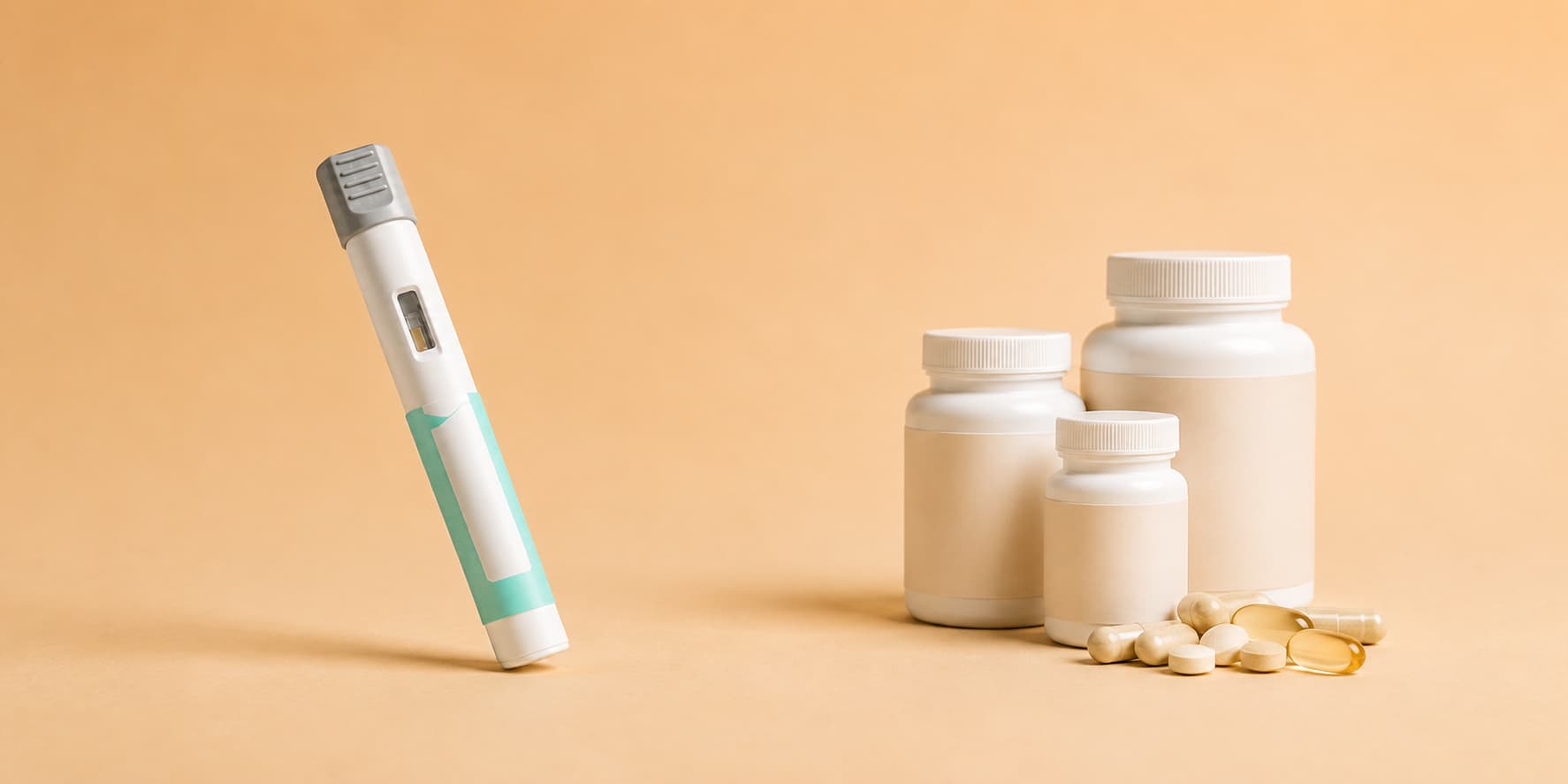 Voedingssupplementen naast geregistreerde GLP-1 medicatie op recept